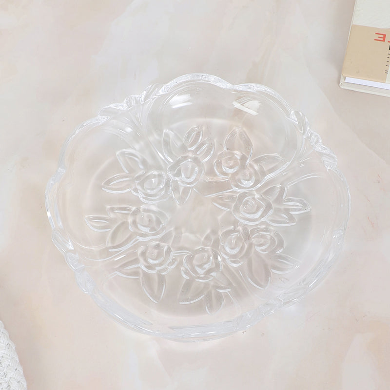 Buy Arva Decorative Glass Platter Platter from Vaaree