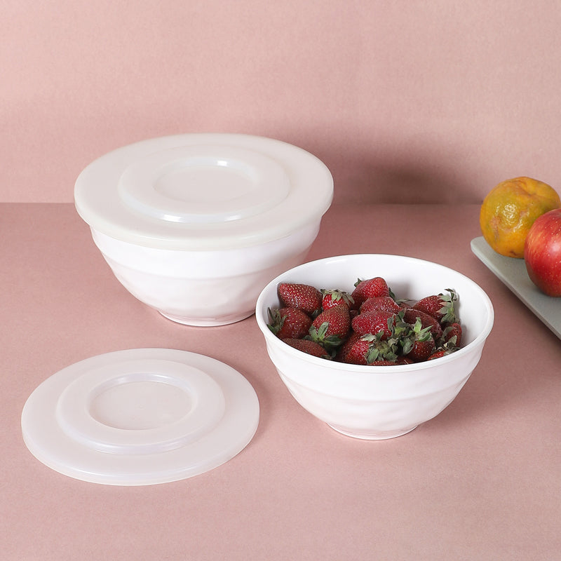 Bowl - Maneva Serving Bowl (White) - Set Of Two