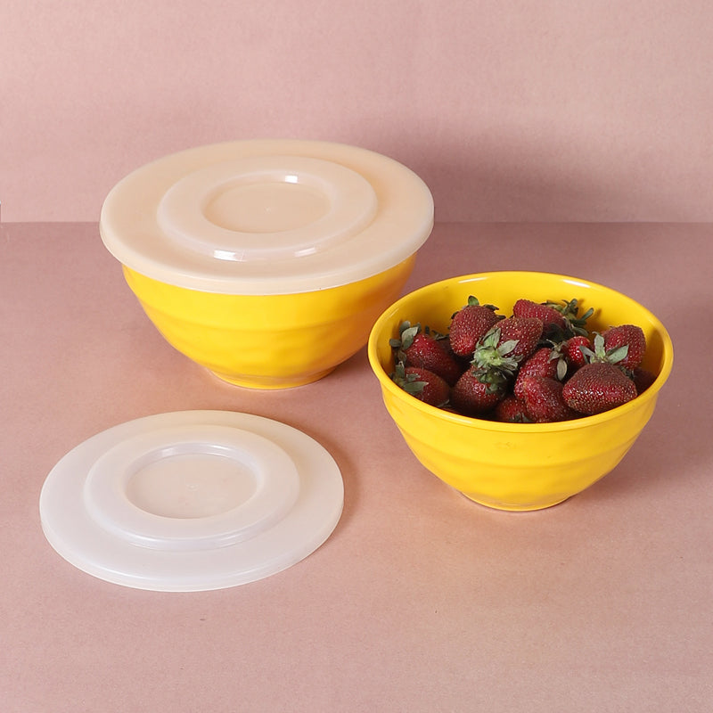 Bowl - Maneva Serving Bowl (Yellow) - Set Of Two