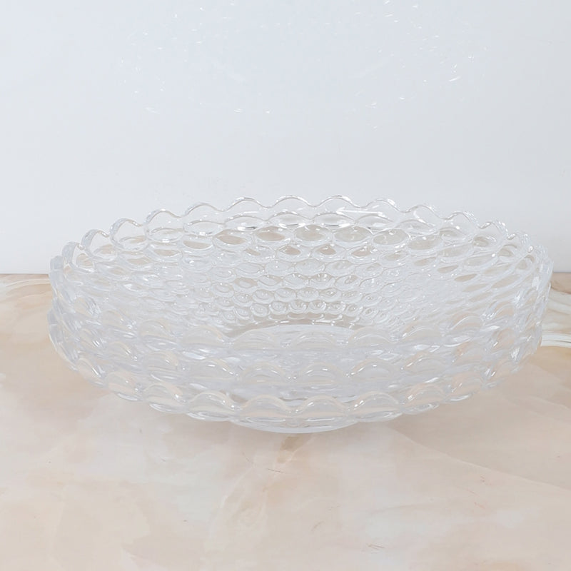 Platter - Firouz Glass Platter - Set Of Four