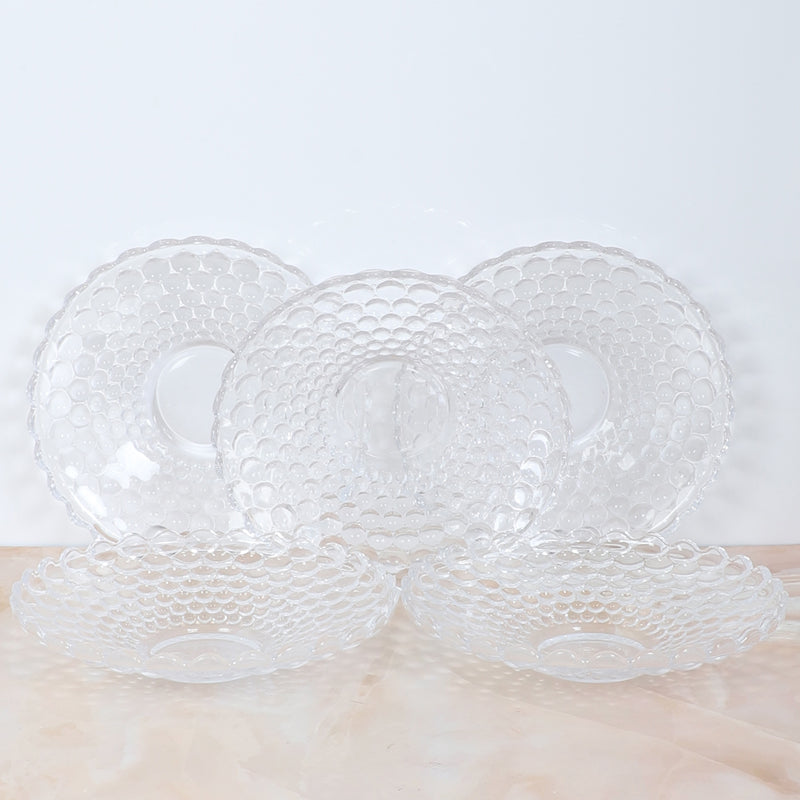 Platter - Firouz Glass Platter - Set Of Five