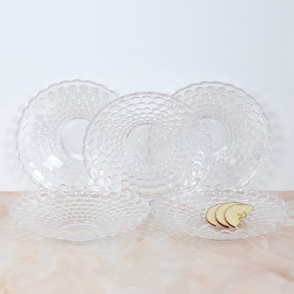 Platter - Firouz Glass Platter - Set Of Five