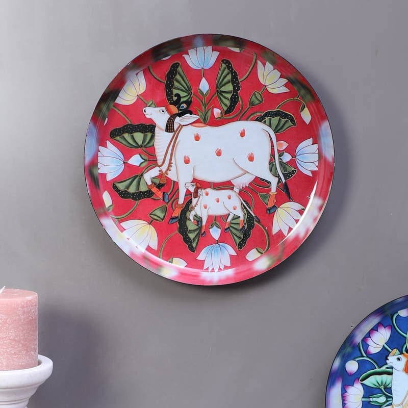 Wall Plates - Nandi Grace Wall Plate - Set Of Two