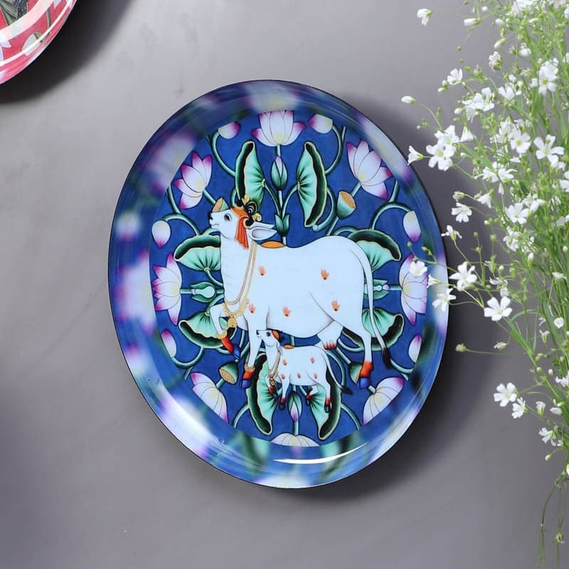 Wall Plates - Nandi Grace Wall Plate - Set Of Two