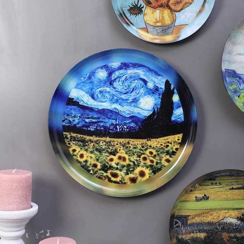 Buy Wonder Scapes Wall Plate - Set Of Four Wall Plates from Vaaree