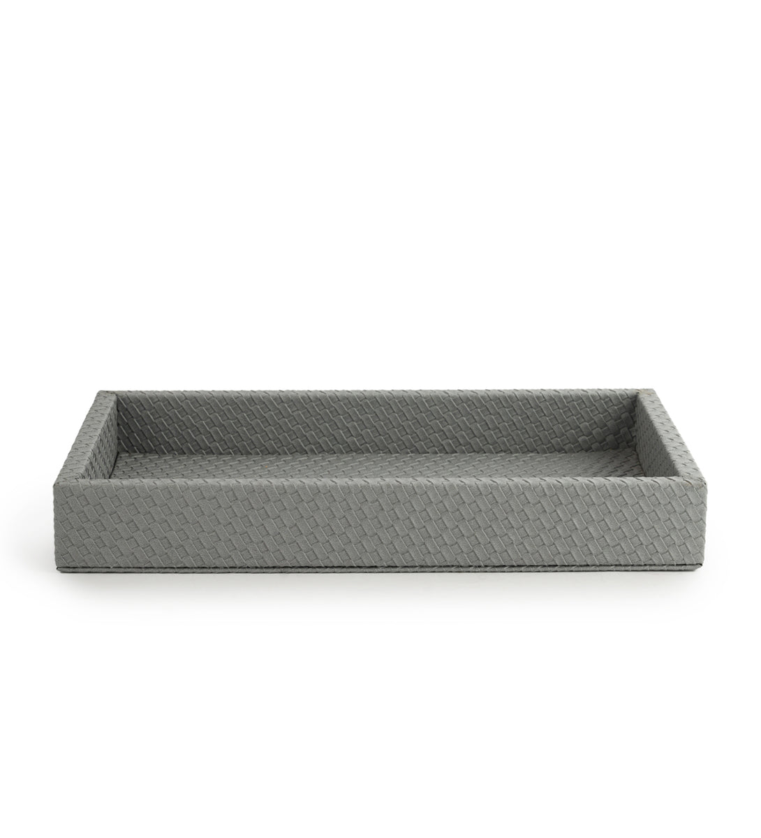 Serving Tray - Warda Vegan Leather Serving Tray - Grey