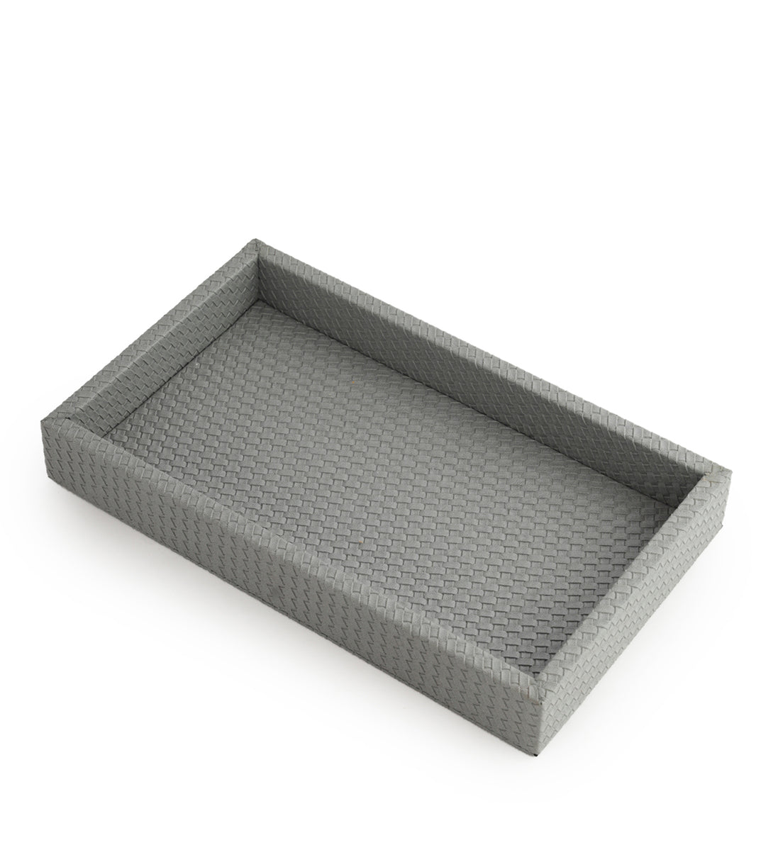 Serving Tray - Warda Vegan Leather Serving Tray - Grey