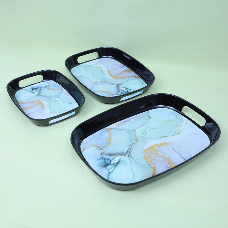 Buy Melra Serving Tray - Set Of Three Serving Tray from Vaaree