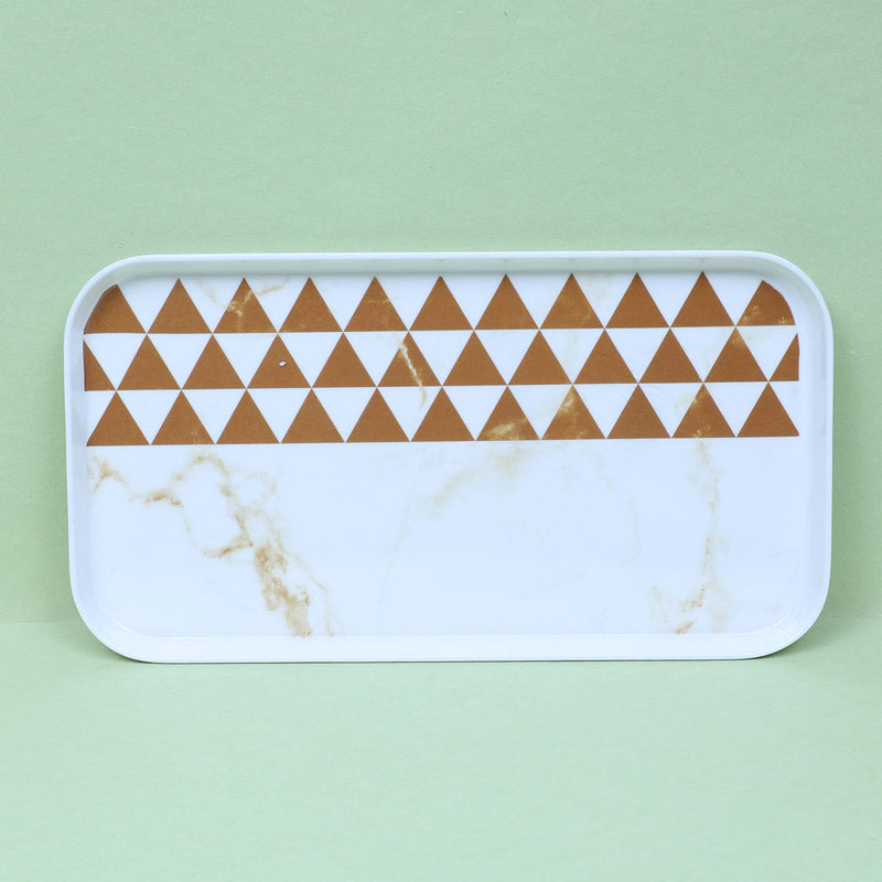 Buy Indira Serving Tray - Brown Serving Tray from Vaaree