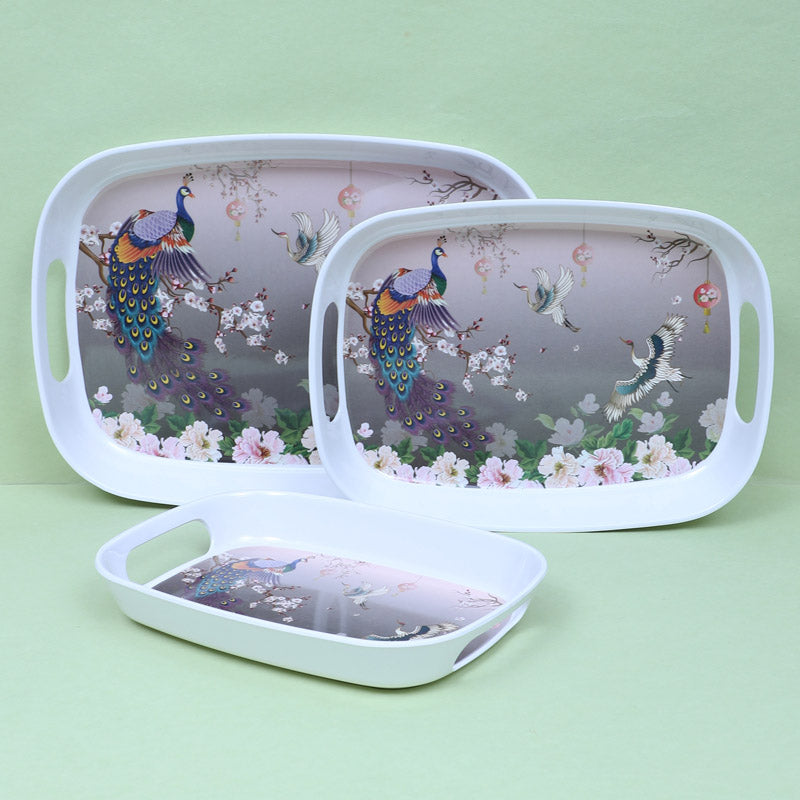 Buy Lixa Serving Tray - Set Of Three Serving Tray from Vaaree