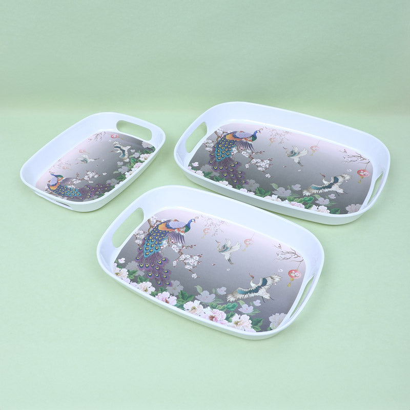 Buy Lixa Serving Tray - Set Of Three Serving Tray from Vaaree