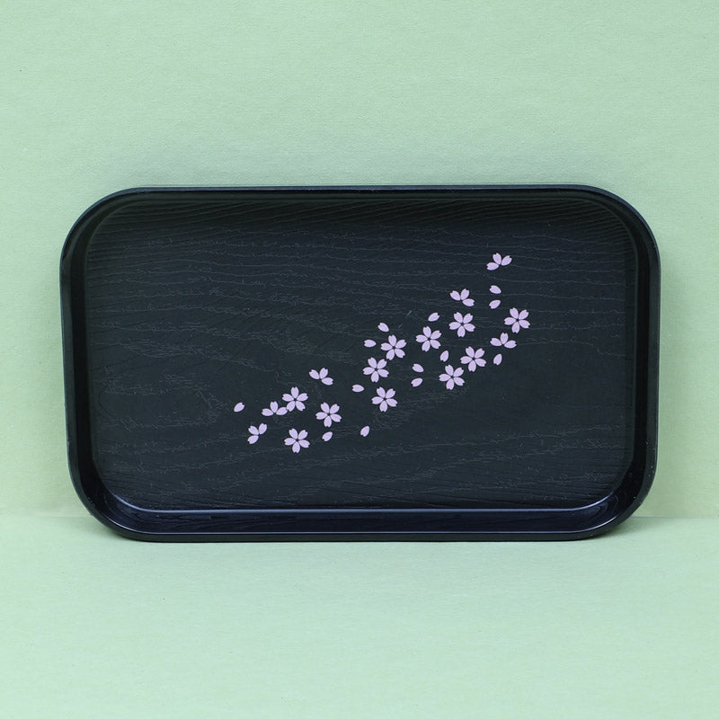 Buy Eltira Floral Serving Tray - Black Serving Tray from Vaaree