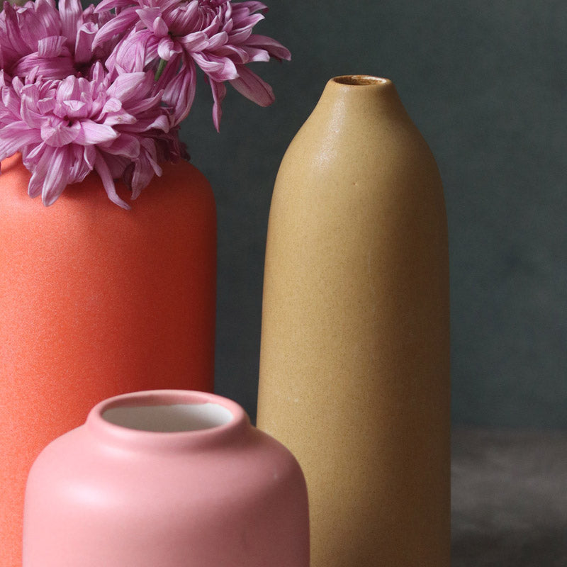 Buy Layro Ceramic Vase - Two Piece Set Vase from Vaaree