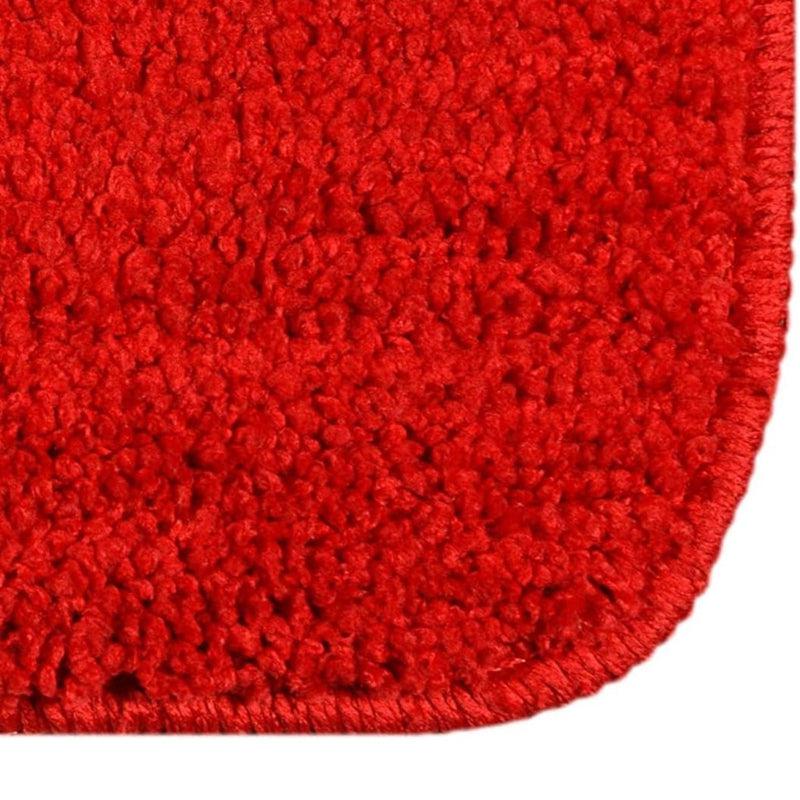 Buy Aldo Anti Skid Bathmat (Red) - Set Of Two Bath Mats from Vaaree