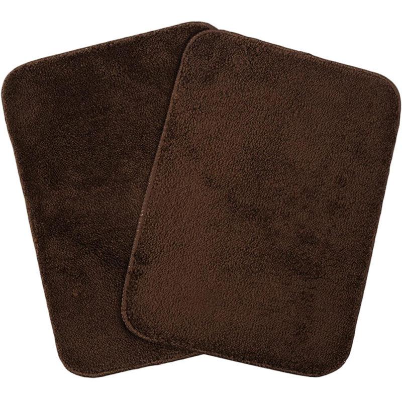 Buy Aldo Anti Skid Bathmat (Brown) - Set Of Two Bath Mats from Vaaree