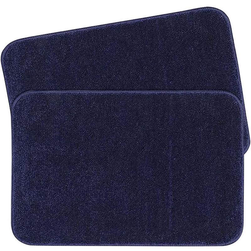 Bath Mats - Aldo Anti Skid Bathmat (Dark Blue) - Set Of Two