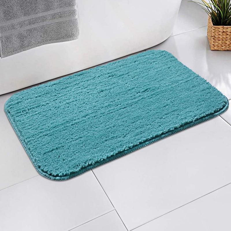 Buy Aldo Anti Skid Bathmat (Sky Blue) - Set Of Two Bath Mats from Vaaree