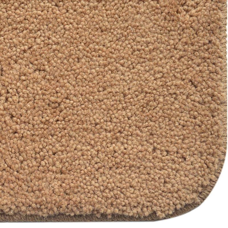 Bath Mats - Aldo Anti Skid Bathmat (Light Brown) - Set Of Two