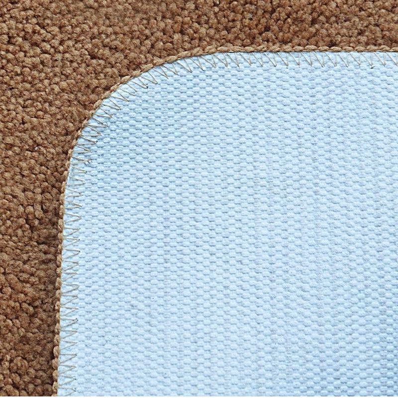 Bath Mats - Aldo Anti Skid Bathmat (Light Brown) - Set Of Two