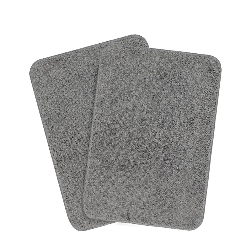 Bath Mats - Aldo Anti Skid Bathmat (Grey) - Set Of Two