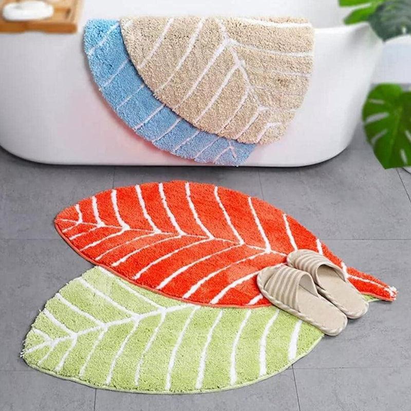 Bath Mats - Leafy Affair Bathmat - Orange