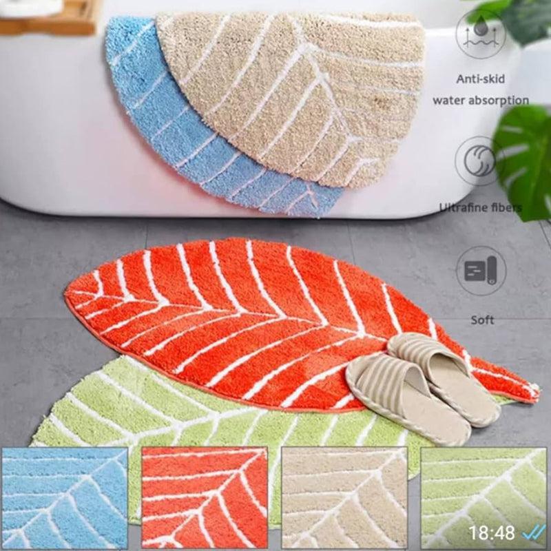 Bath Mats - Leafy Affair Bathmat - Orange