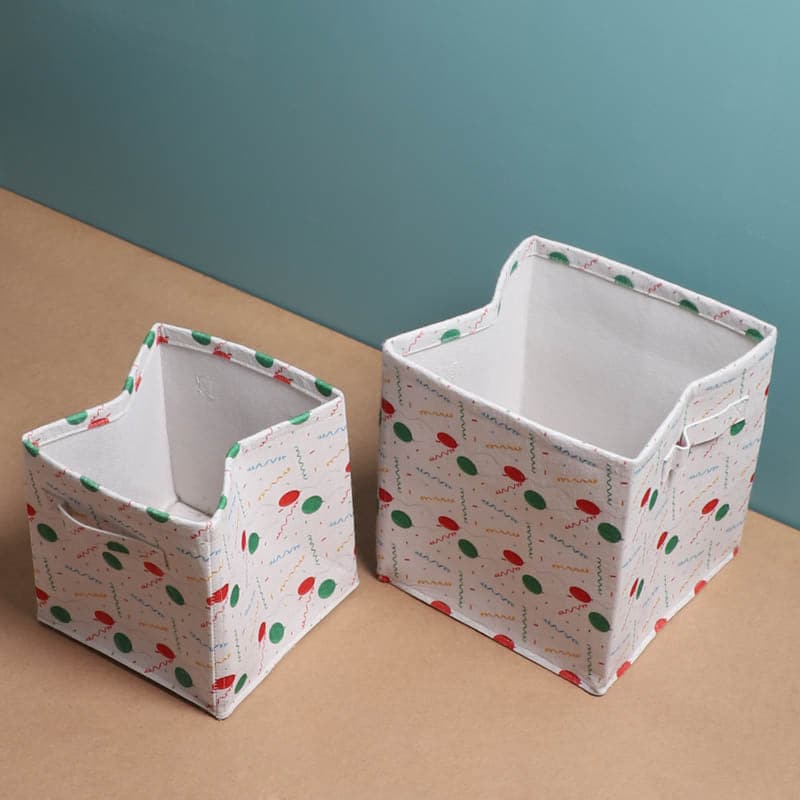 Laundry Basket - Tidy Trove Storage Basket - Set Of Two