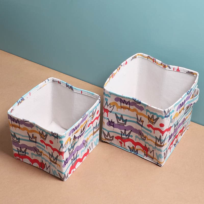 Laundry Basket - BlissBin Storage - Set Of Two