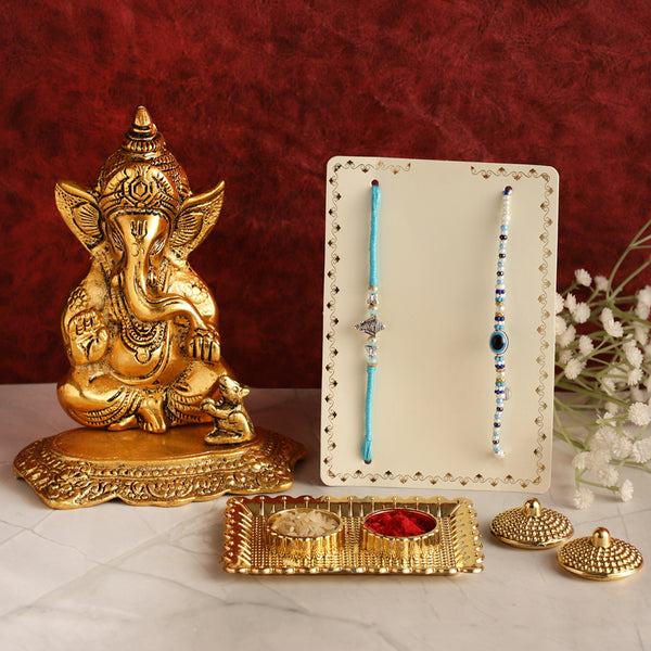 Buy Lord Ganesh Rakhi Hamper Rakhi Hamper from Vaaree