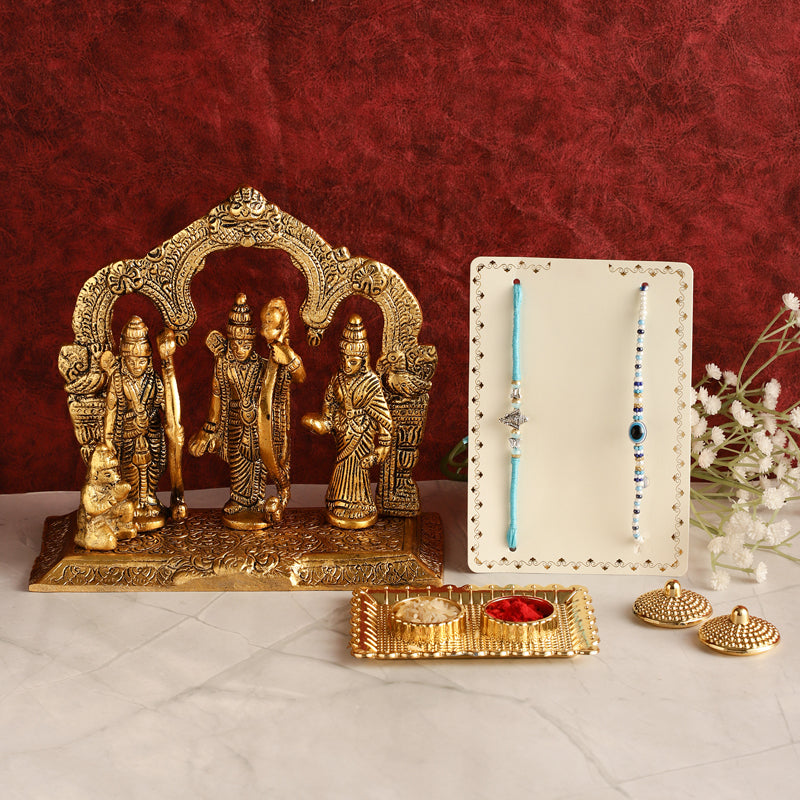 Buy Ram Darbar Aashirvad Rakhi Hamper Rakhi Hamper from Vaaree