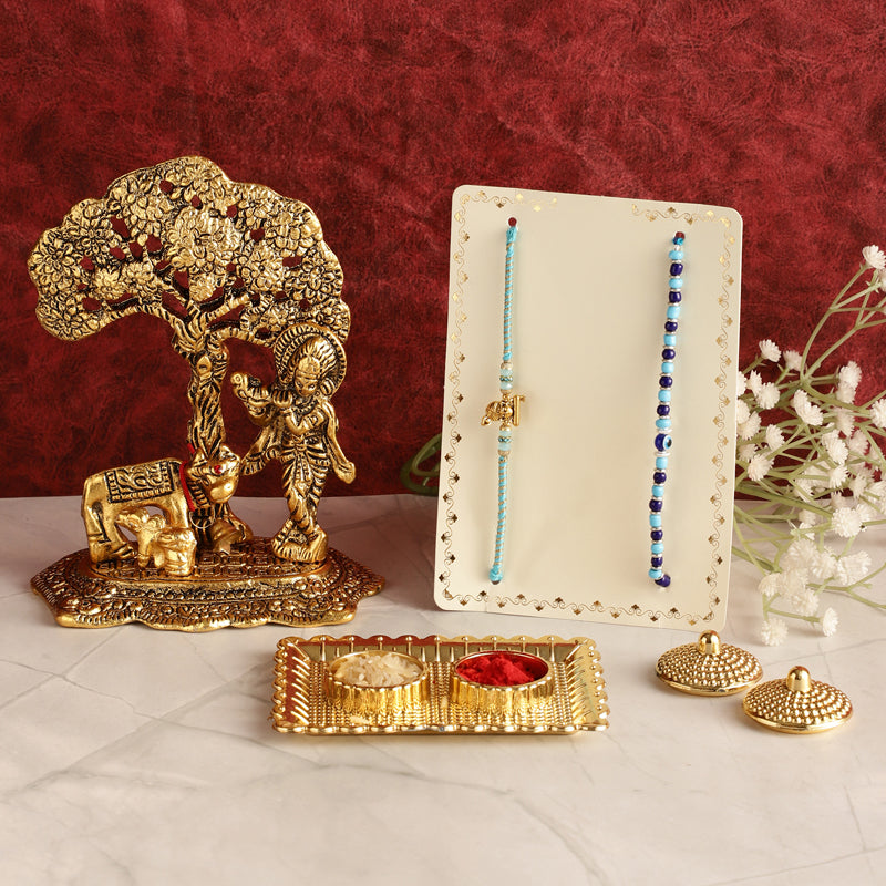 Buy Nandi Krishna Rakhi Hamper Rakhi Hamper from Vaaree