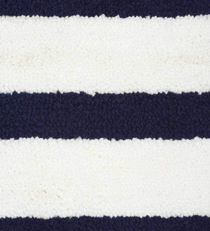 Buy Relma Anti Skid Runner Rug (White & Blue) - Set Of Two Runner Rug from Vaaree