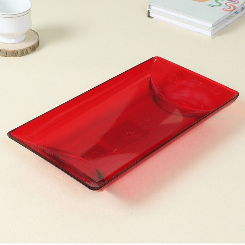 Buy Vitara Platter - Red Platter from Vaaree