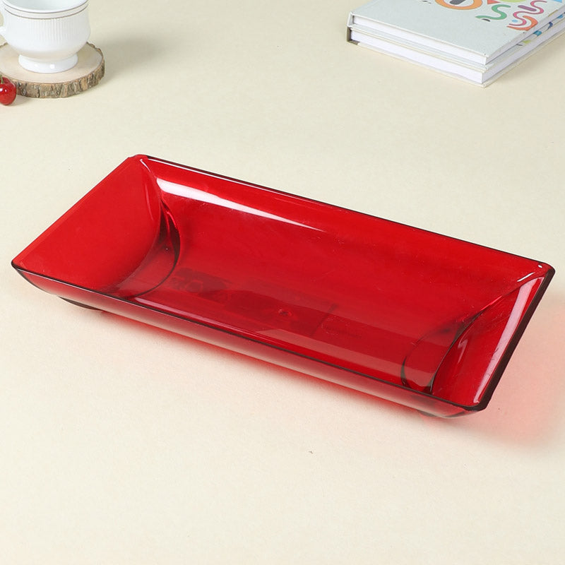 Buy Vitara Platter - Red Platter from Vaaree