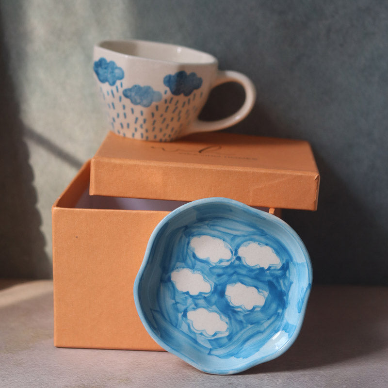 Buy Petrichor Cup & Saucer Gift Box Tea Cup & Saucer from Vaaree