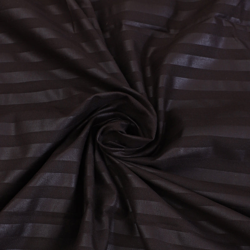 Bedsheets - Ruth Striped Bedsheet - Coffee