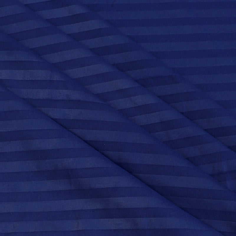 Bedsheets - Ruth Striped Bedsheet - Dark Blue