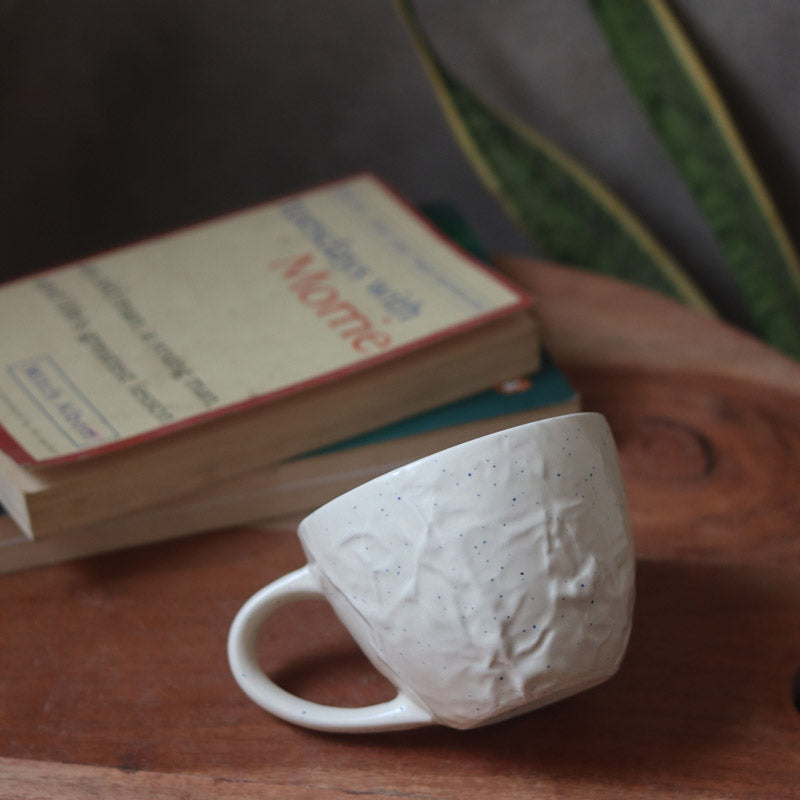 Buy Meva Ceramic Cup (230 ML) - White Mug & Tea Cup from Vaaree