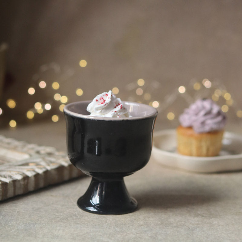 Buy Alto Icecream Cup (180 ML) - Black Icecream Cup from Vaaree