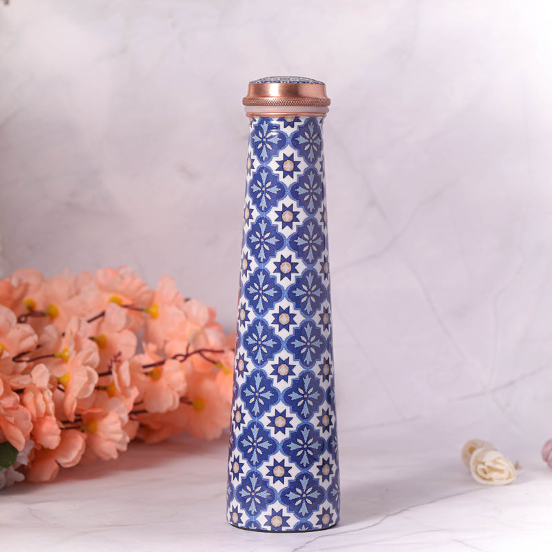 Buy Elora Moroccan Copper Water Bottle Bottle from Vaaree