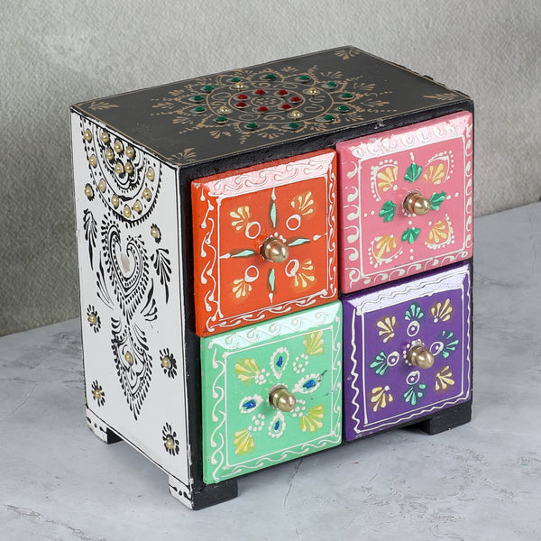 Buy Upsa Handpainted Jewellery Organizer Jewelbox from Vaaree