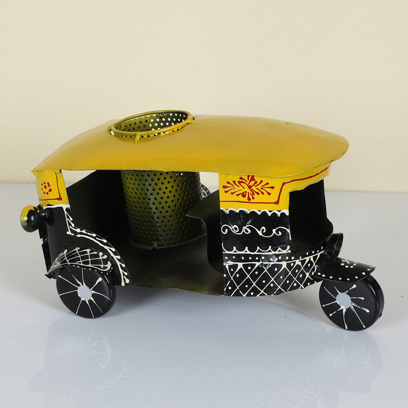 Buy Desi Auto Stationary Stand - Black & Yellow Pen Stand from Vaaree