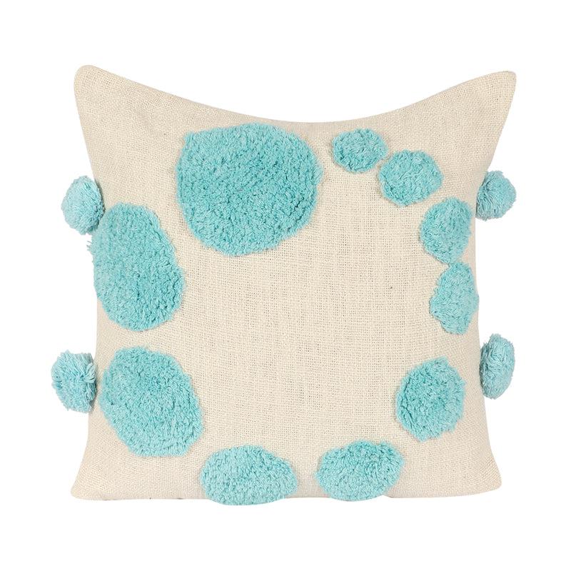 Buy Bubble Bloom Tufted Cushion Cover - Blue Cushion Covers from Vaaree