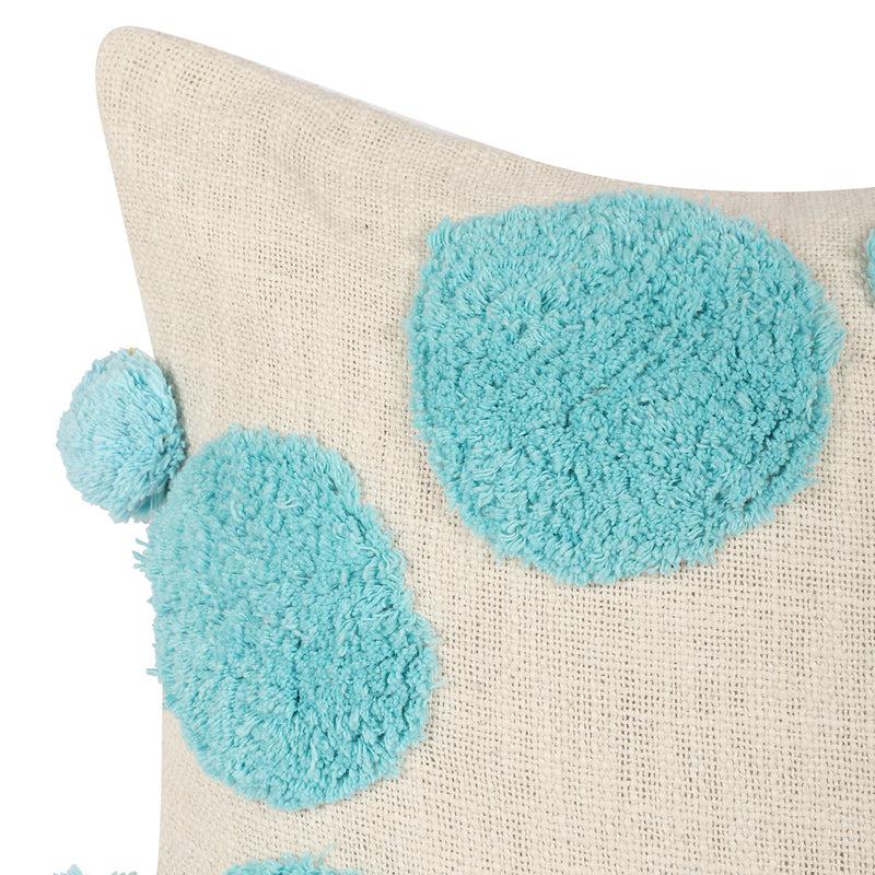 Buy Bubble Bloom Tufted Cushion Cover - Blue Cushion Covers from Vaaree