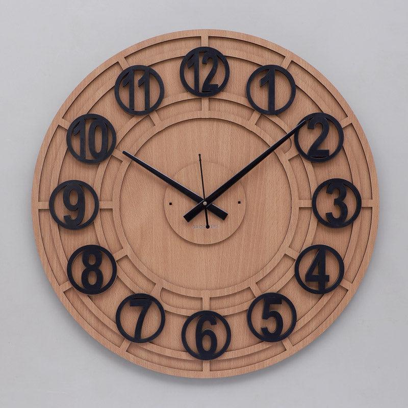 Buy Balencia Wall Clock - Brown Wall Clock from Vaaree