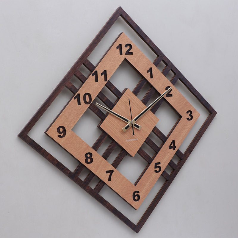 Buy Alena Rhombus Wall Clock Wall Clock from Vaaree