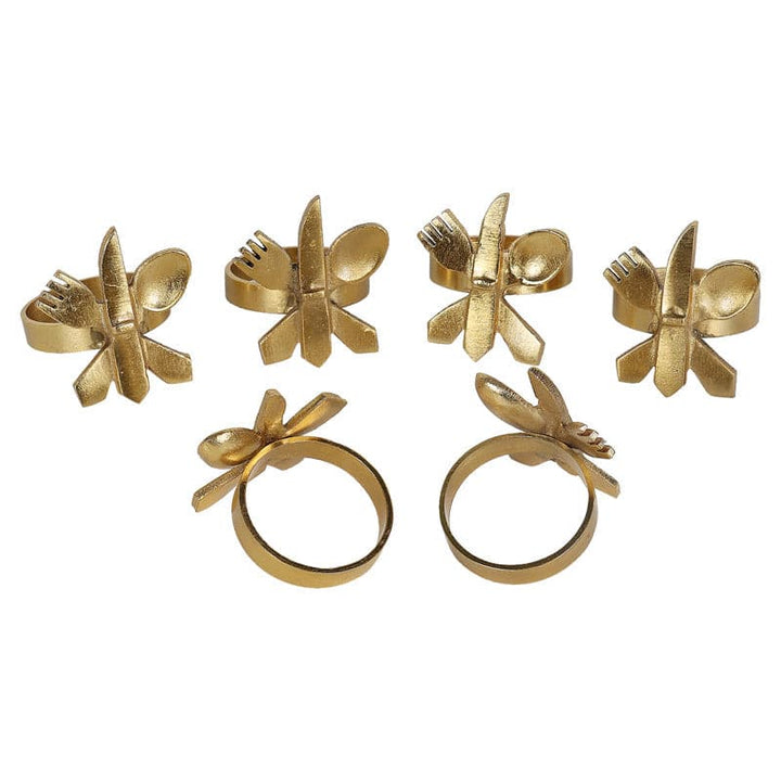 Buy Taste Toss Napkin Ring - Set Of Six at Vaaree online | Beautiful Napkin Ring to choose from