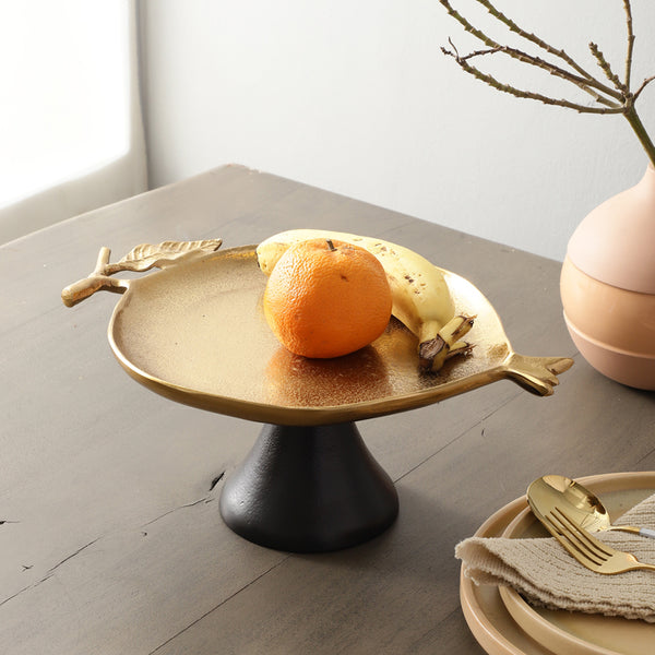 Cake Stand - Pomegranate Sweet Cake Stand - Black & Gold