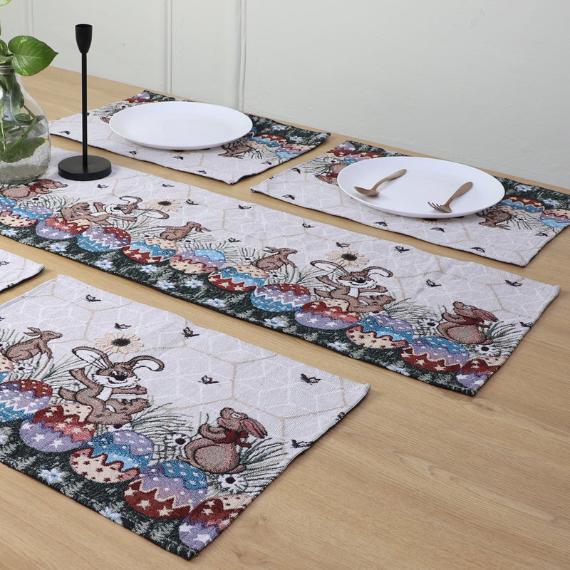 Runner & Placemat - Easter Egg Table Runner & Placemat - Seven Piece Set