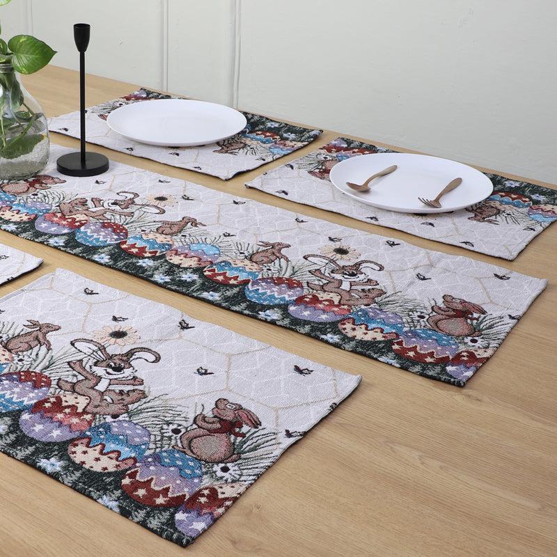 Buy Easter Egg Table Runner & Placemat - Seven Piece Set Table Linen Set from Vaaree